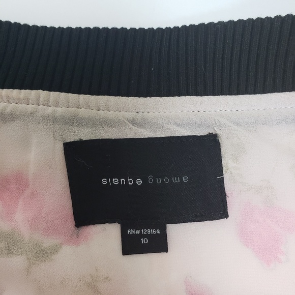 AMONG EQUALS floral bomber jacket - Picture 7 of 7